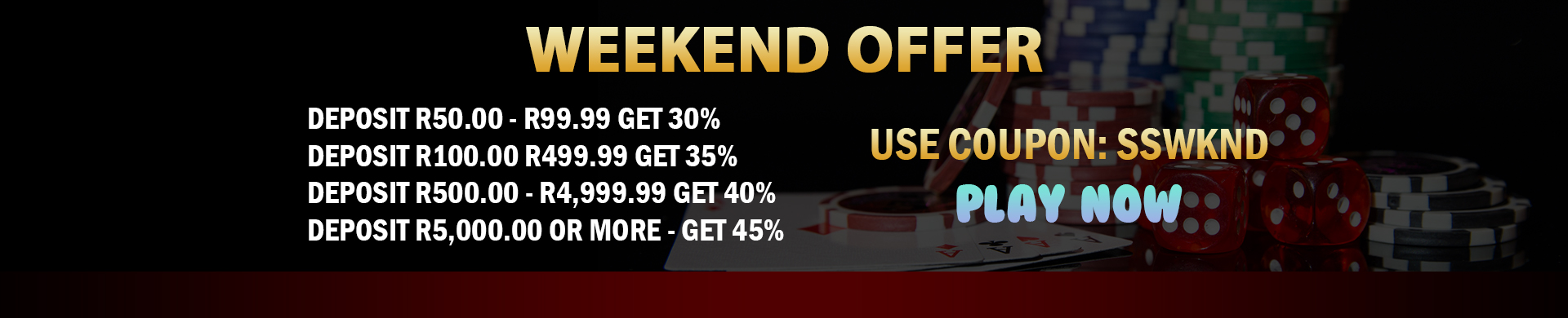 Weekend offer